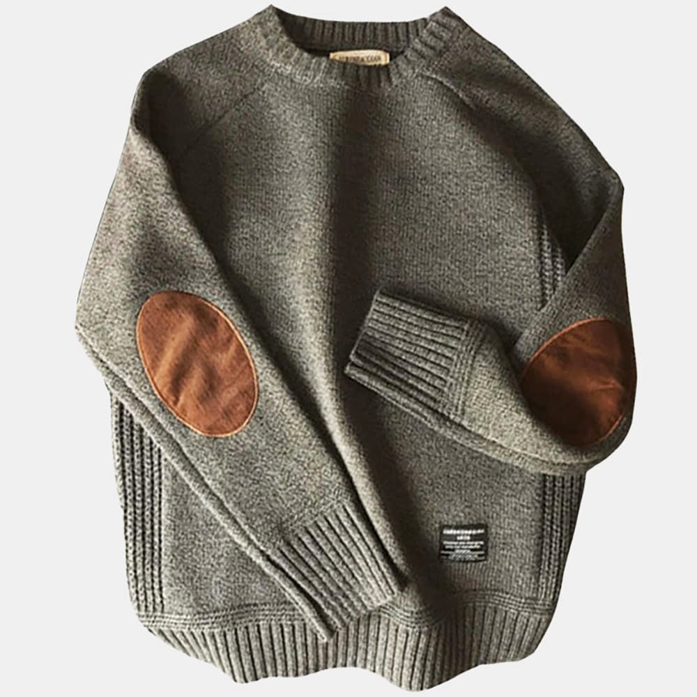 Carlo Martelli Crewneck Patch Sweater