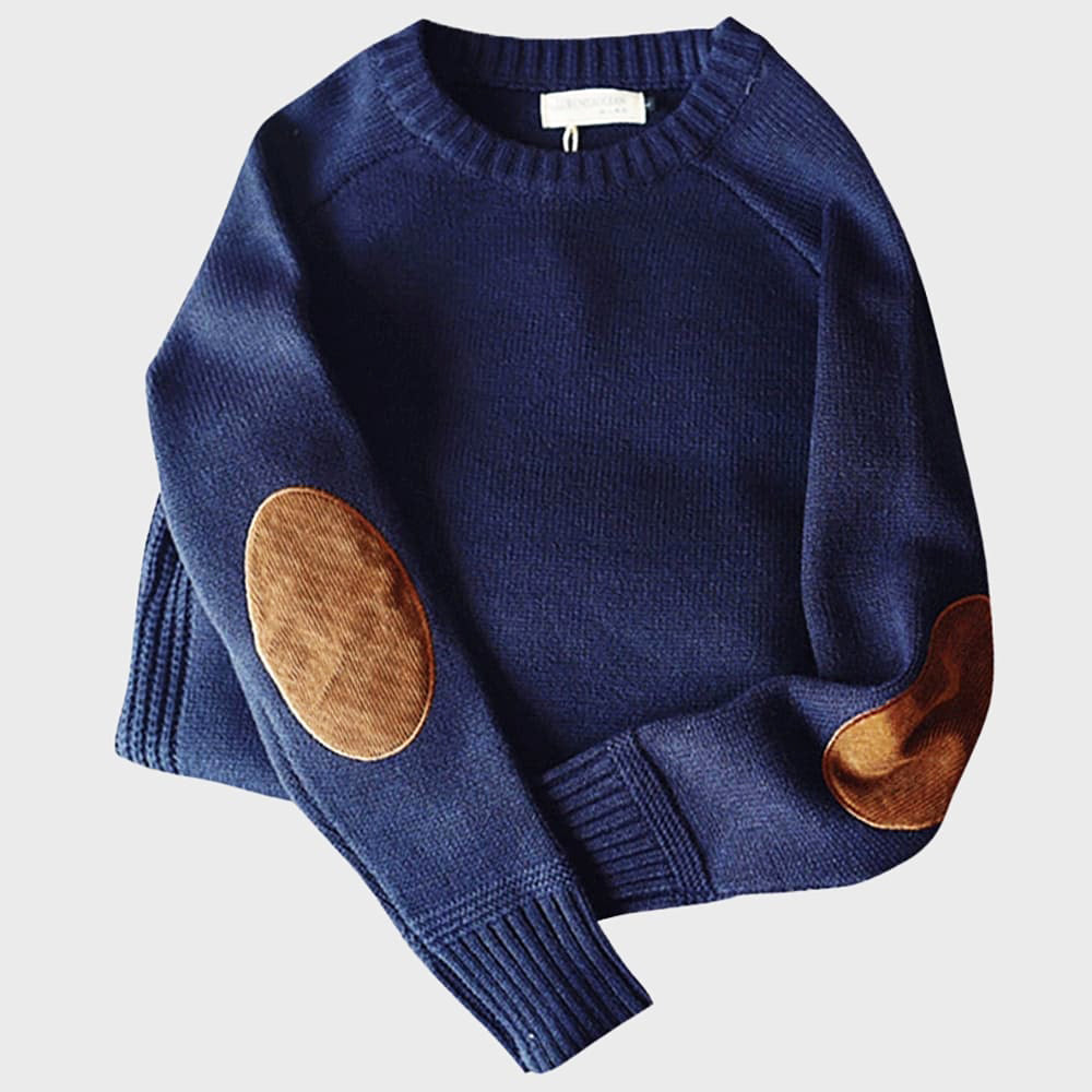 Carlo Martelli Crewneck Patch Sweater