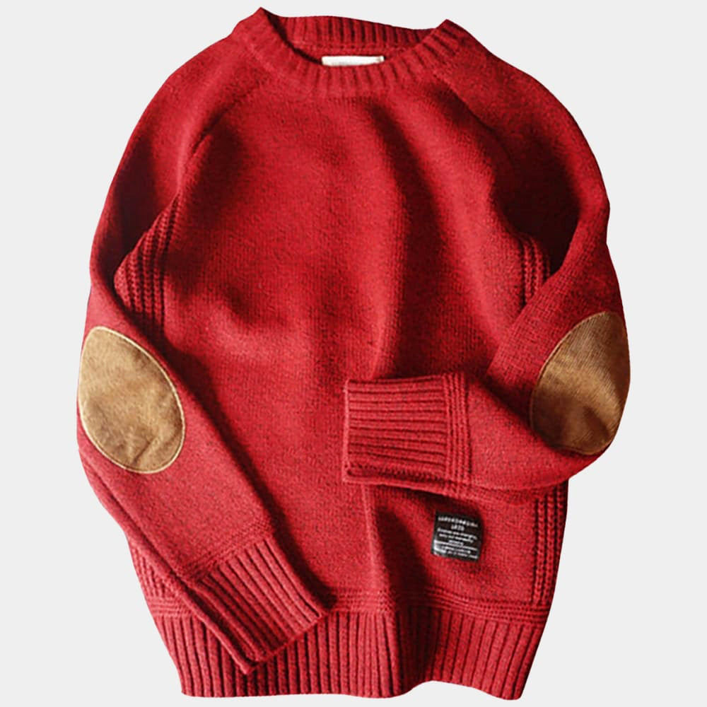 Carlo Martelli Crewneck Patch Sweater