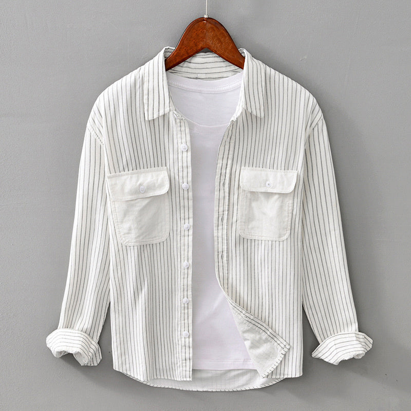 Carlo Martelli Dual Pocket Striped Shirt