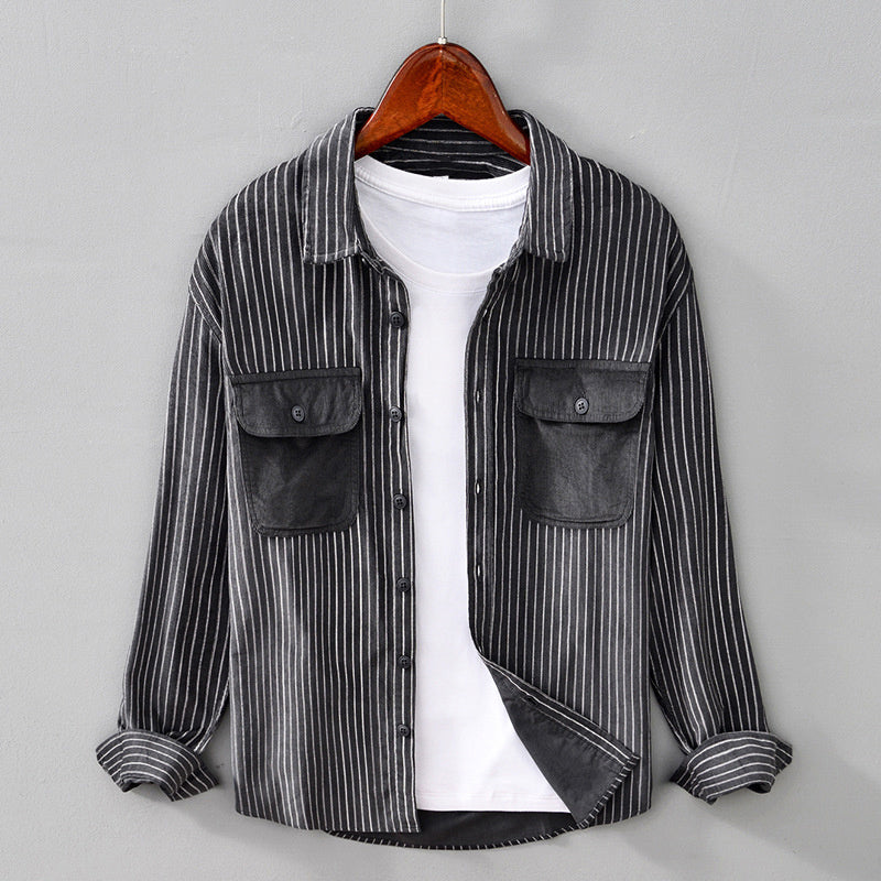 Carlo Martelli Dual Pocket Striped Shirt