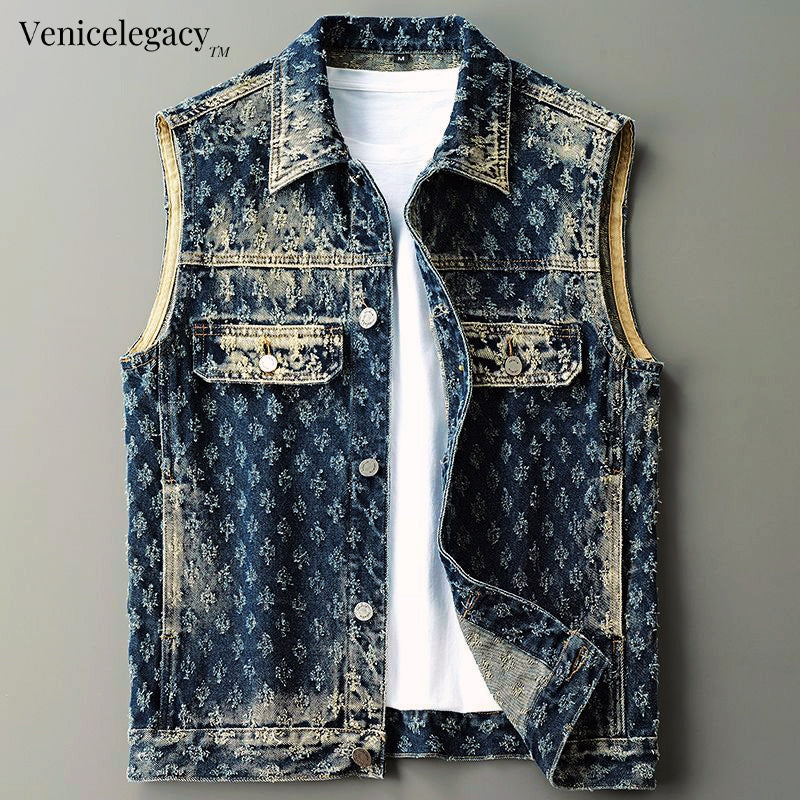 Carlo Martelli Retro Denim Vest