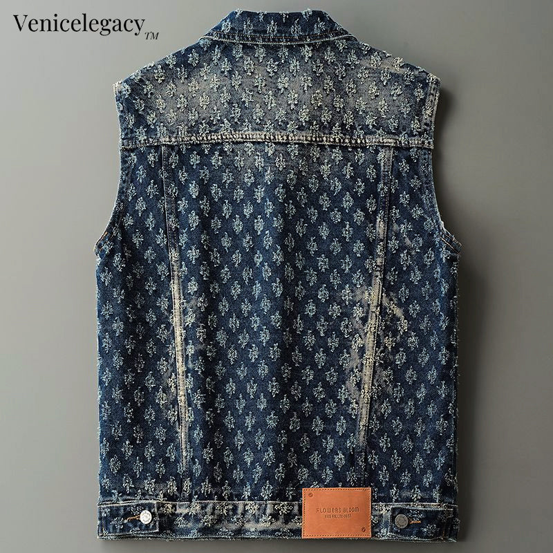 Carlo Martelli Retro Denim Vest