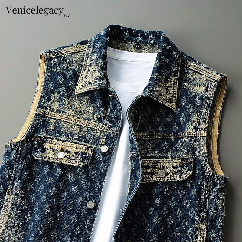 Carlo Martelli Retro Denim Vest