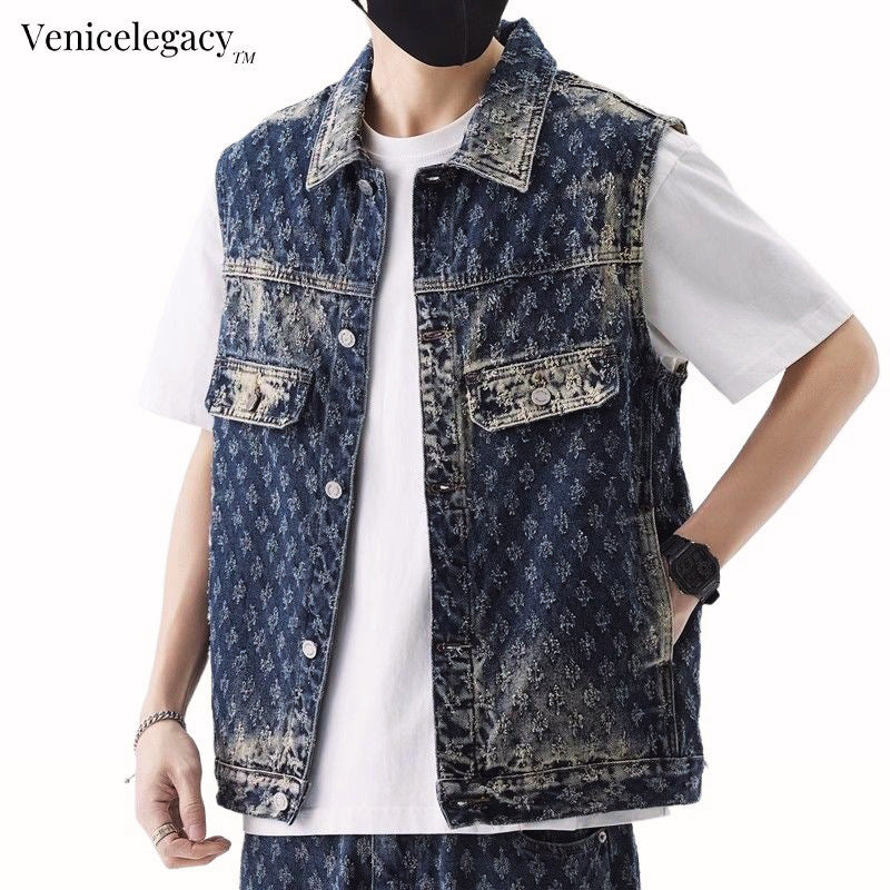 Carlo Martelli Retro Denim Vest
