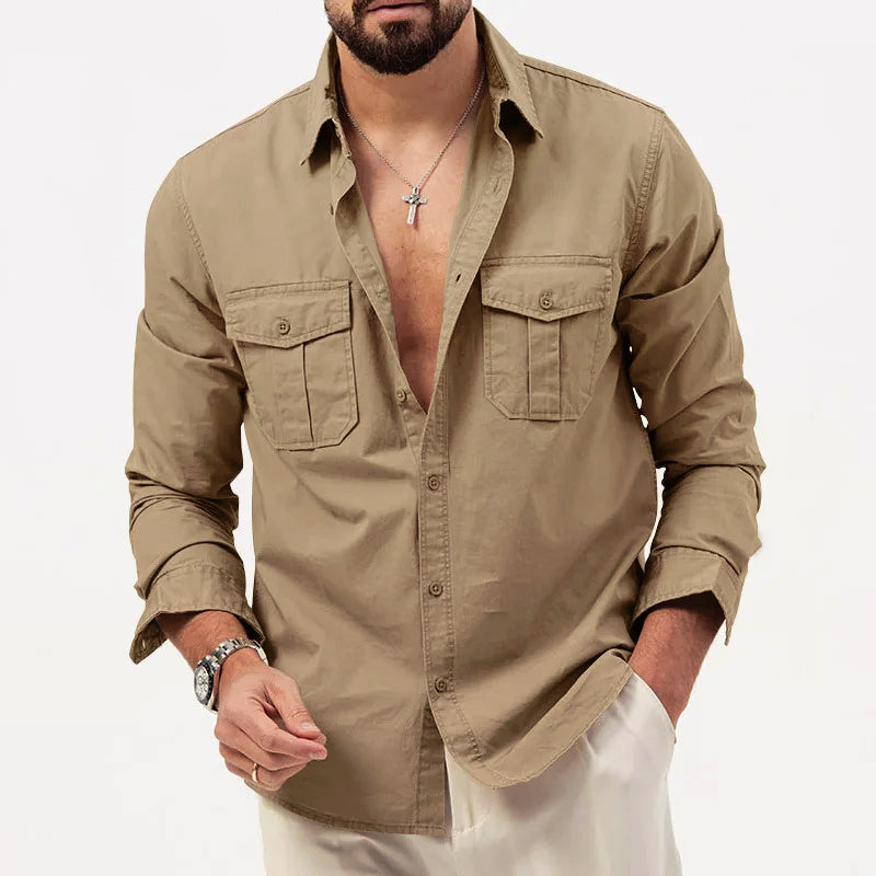 Carlo Martelli Safari Button Up Shirt