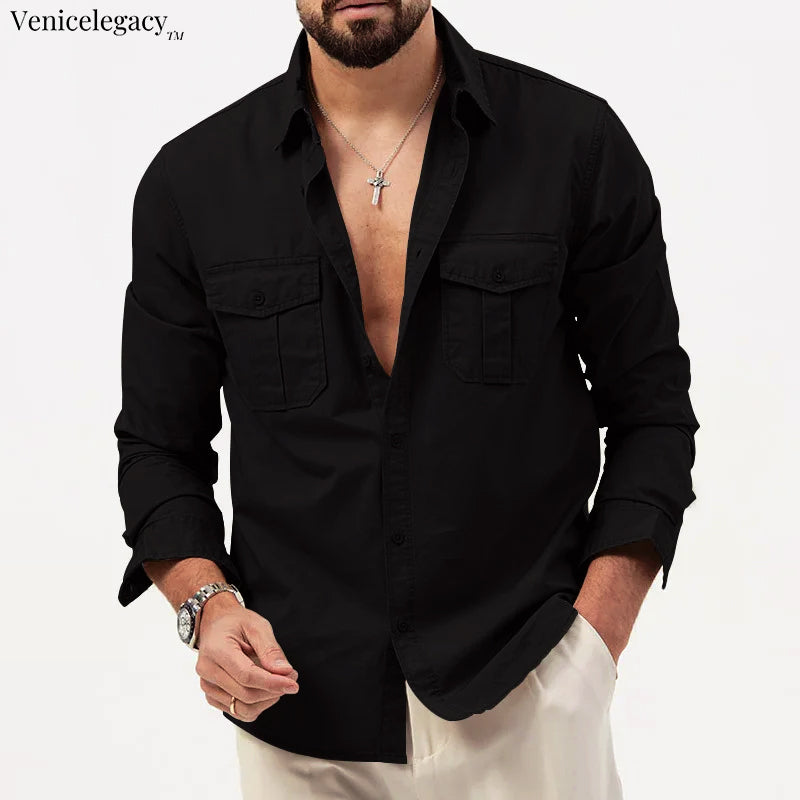 Carlo Martelli Safari Button Up Shirt