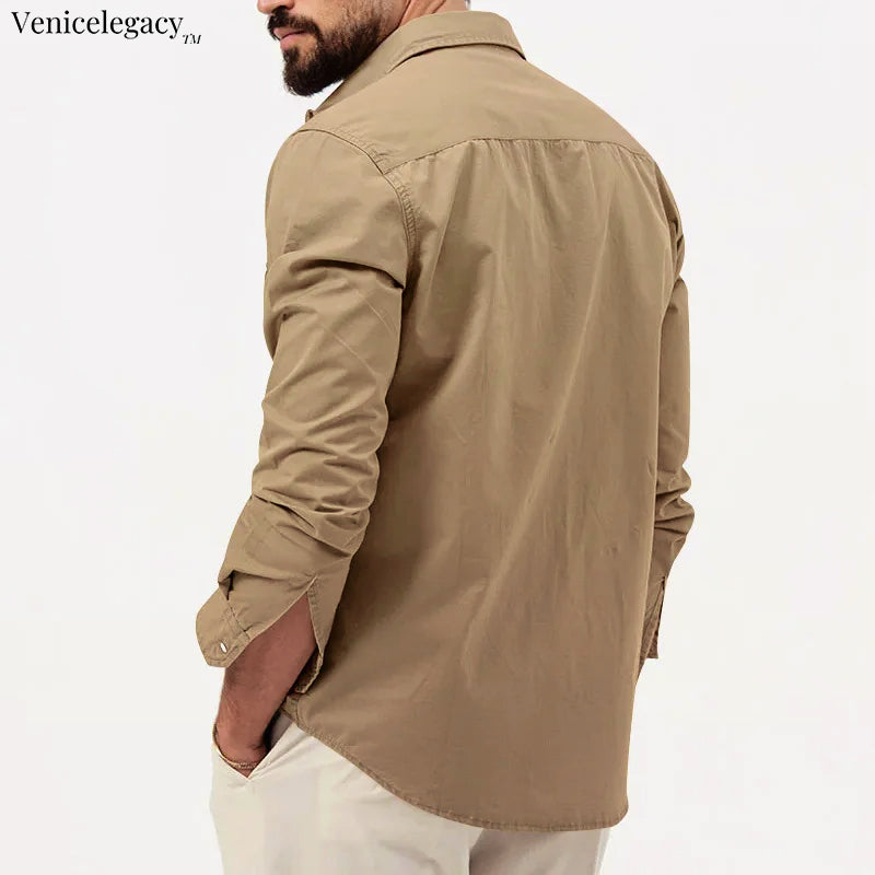 Carlo Martelli Safari Button Up Shirt