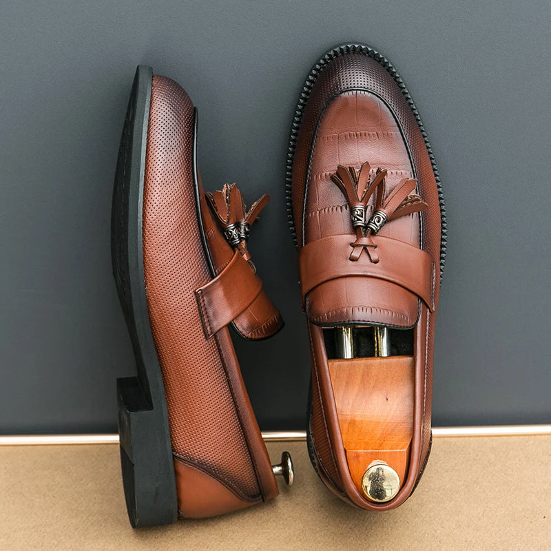 Carlo Martelli Sanfrè Leather Loafers