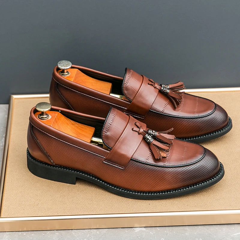 Carlo Martelli Sanfrè Leather Loafers