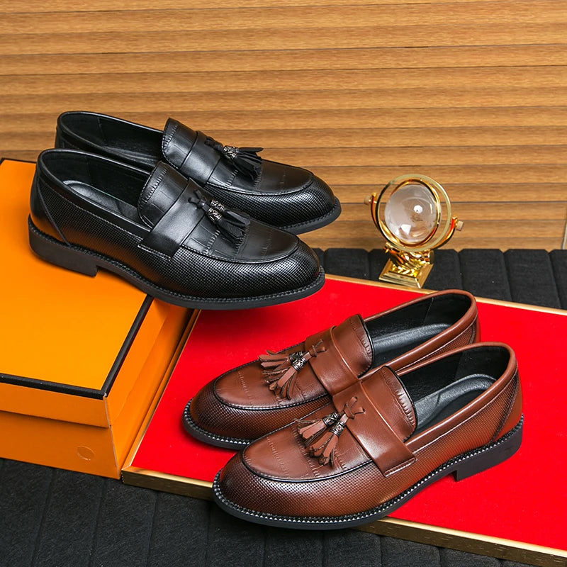 Carlo Martelli Sanfrè Leather Loafers