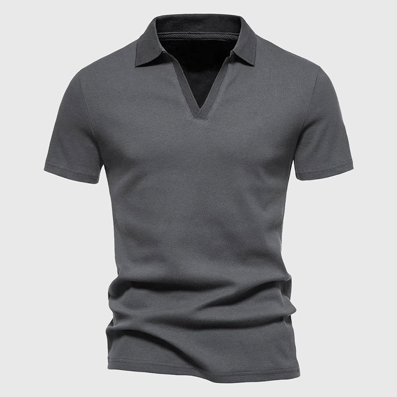 Carlo Martelli V-Neck Polo Shirt