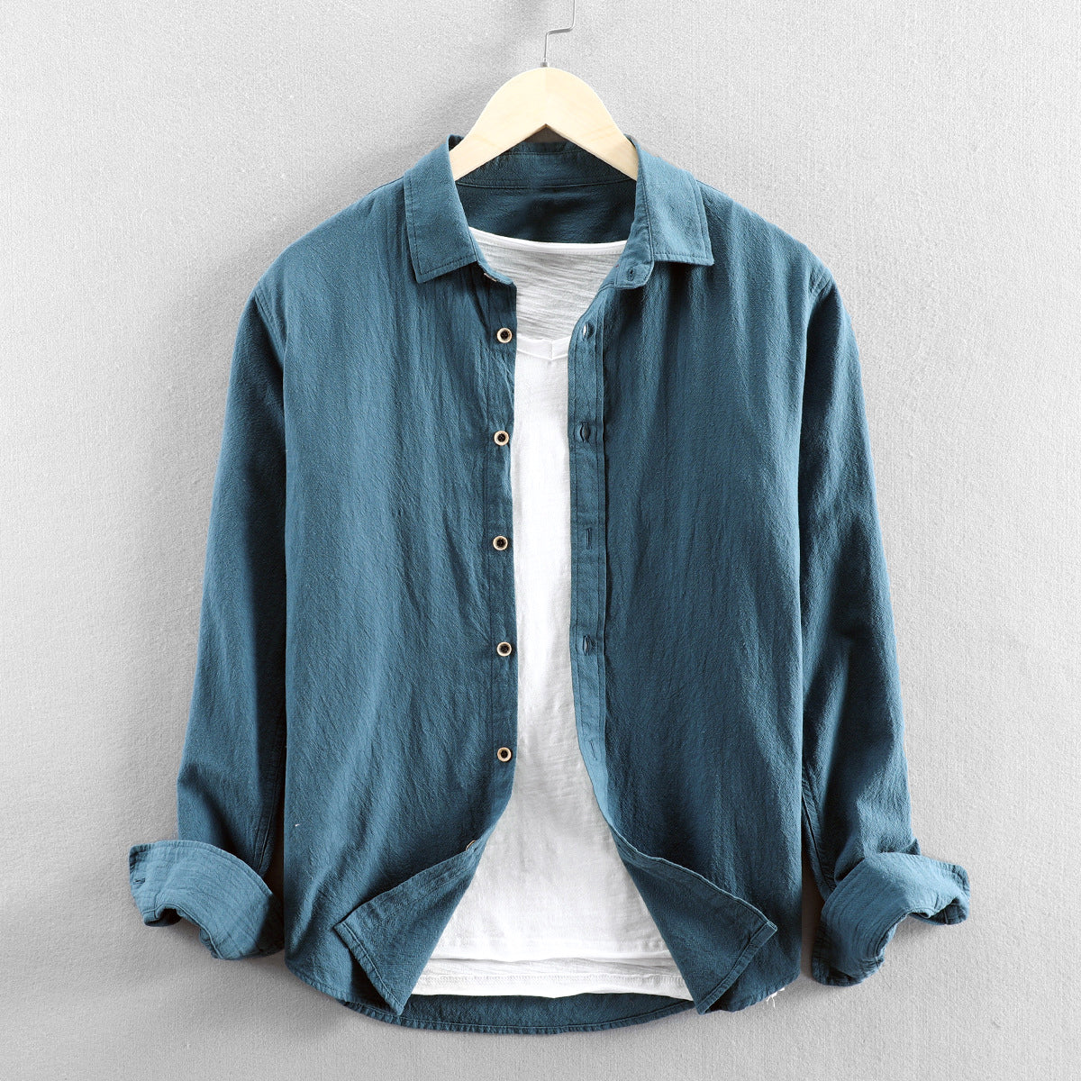 Carlo Martelli Breezy Cotton Button-Up Shirt