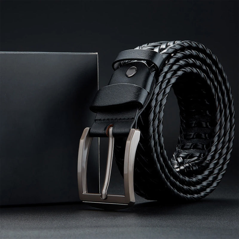 Crownmark Woven Leather Belt