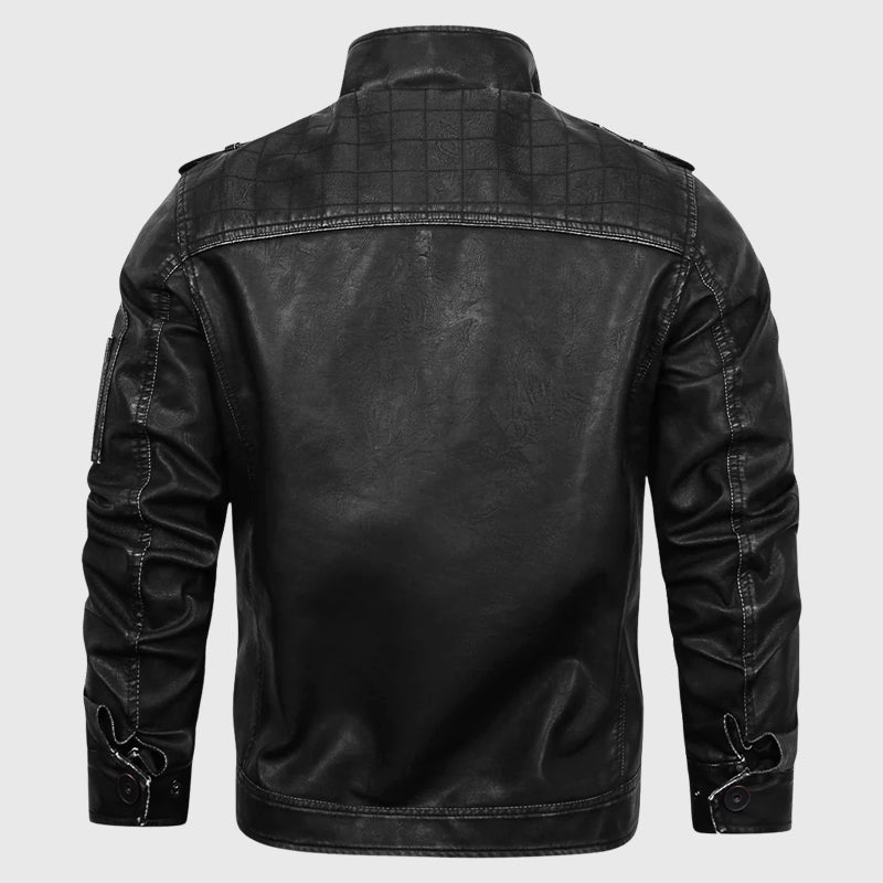 Eclipse Biker Streetwear Leather Jacket