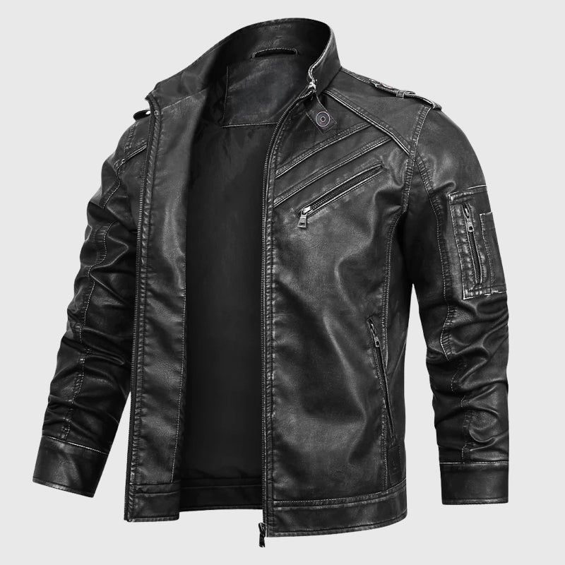 Eclipse Biker Streetwear Leather Jacket