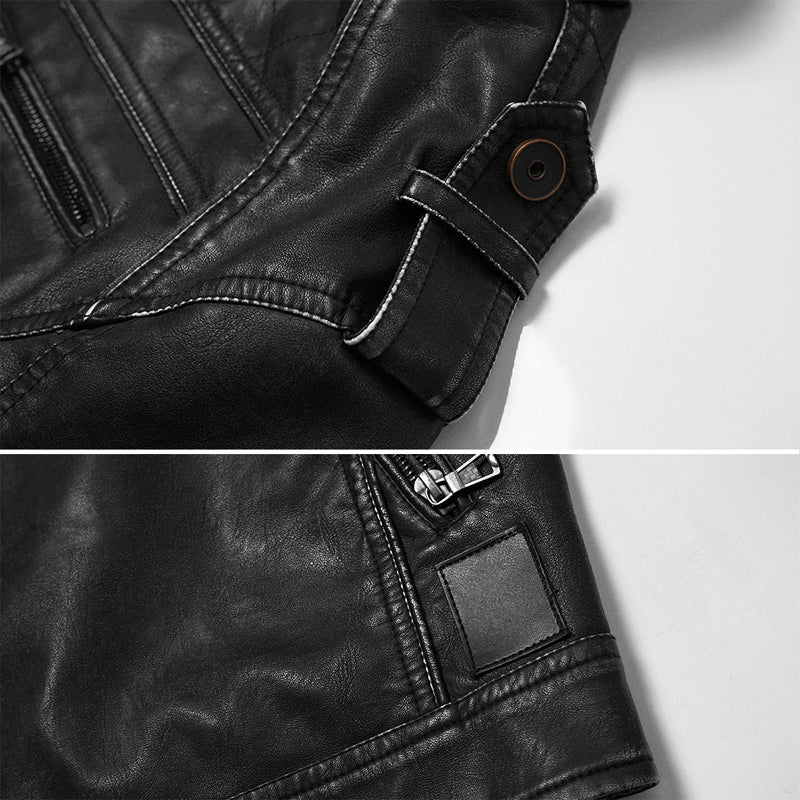 Eclipse Biker Streetwear Leather Jacket
