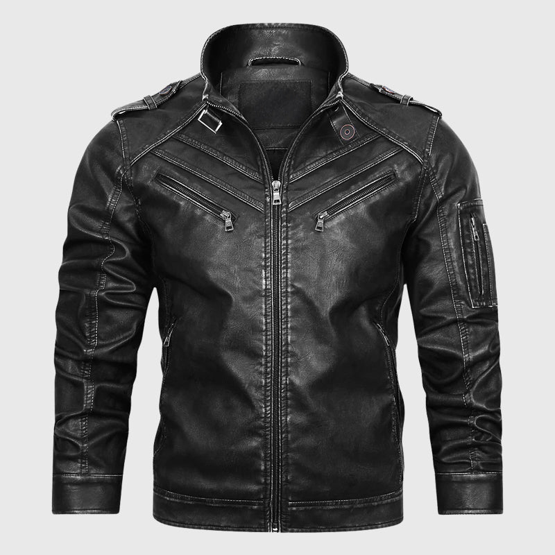 Eclipse Biker Streetwear Leather Jacket