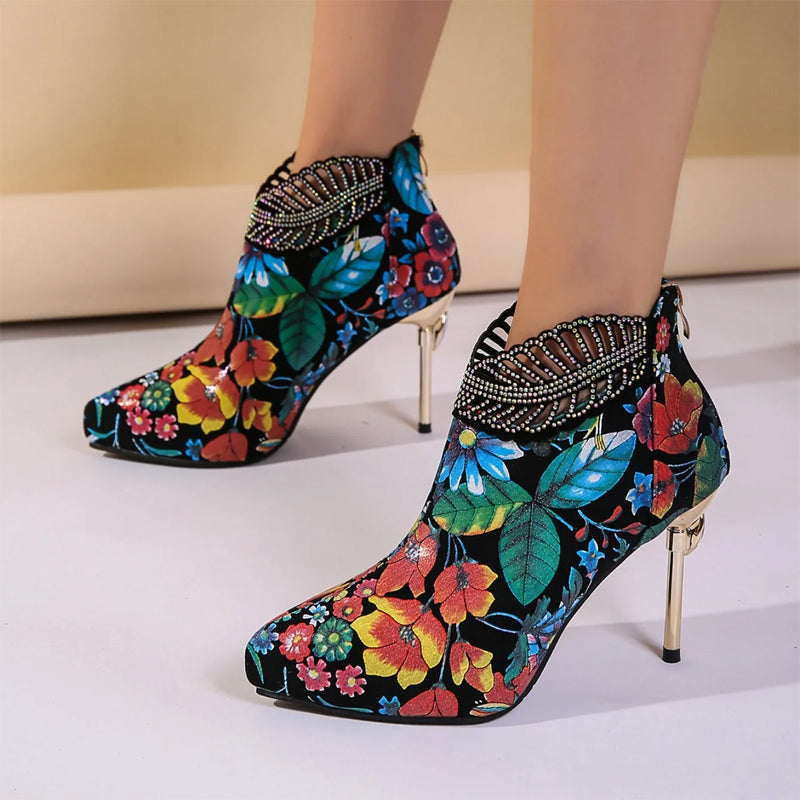 Greta Mancini Florid Dusk Heels