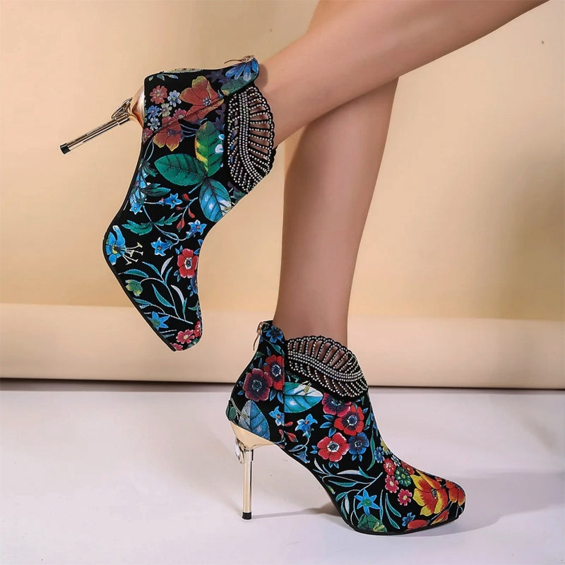 Greta Mancini Florid Dusk Heels
