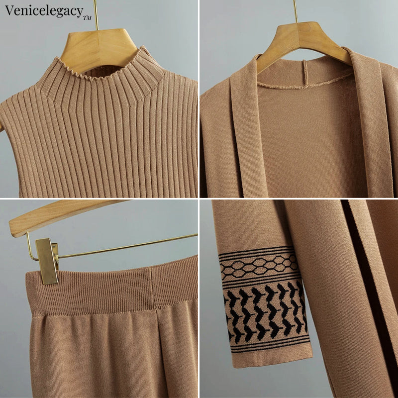 Greta Mancini Luxe Knit Trio