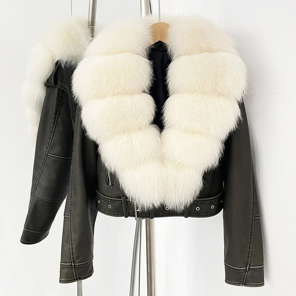 Greta Mancini Fur Collar Jacket