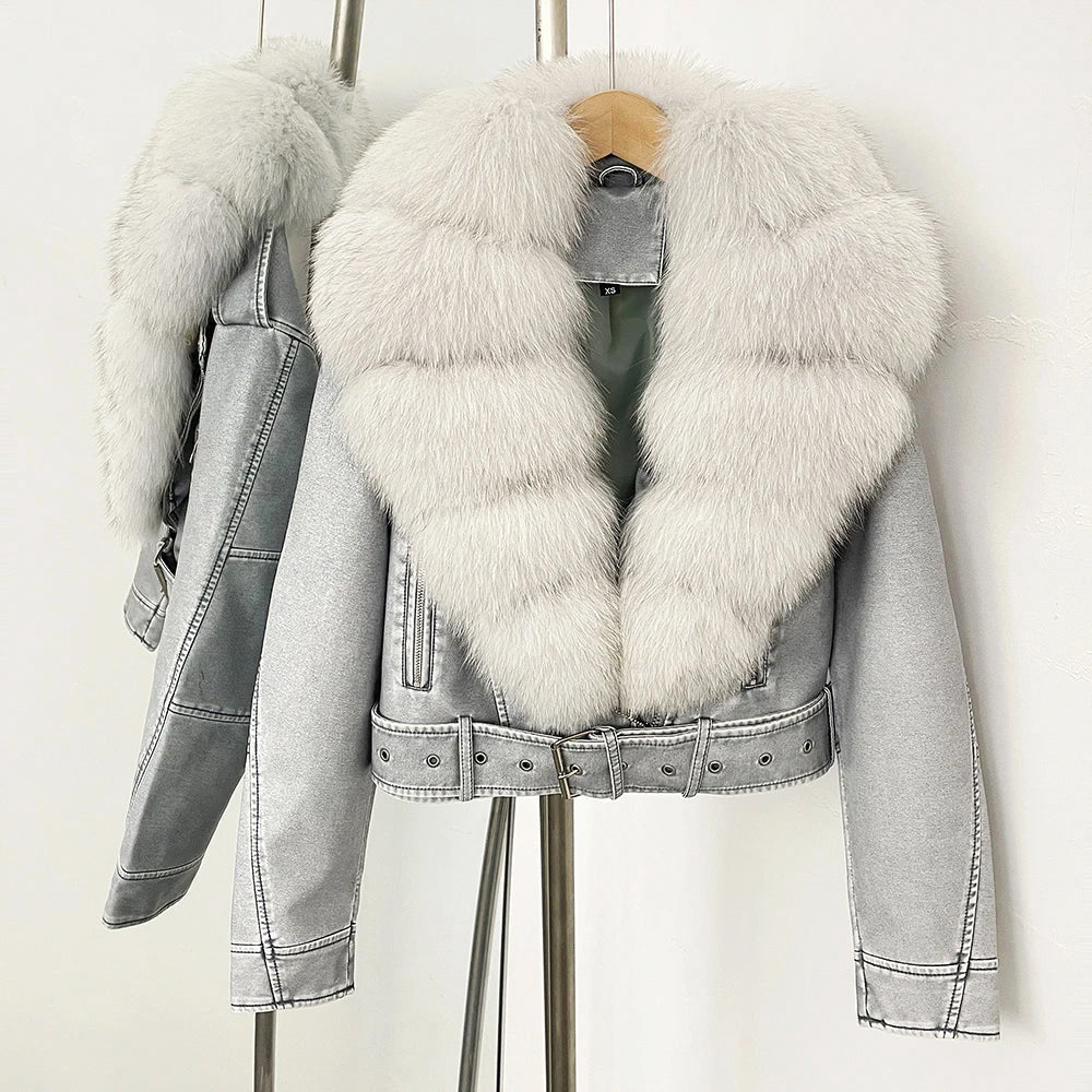 Greta Mancini Fur Collar Jacket