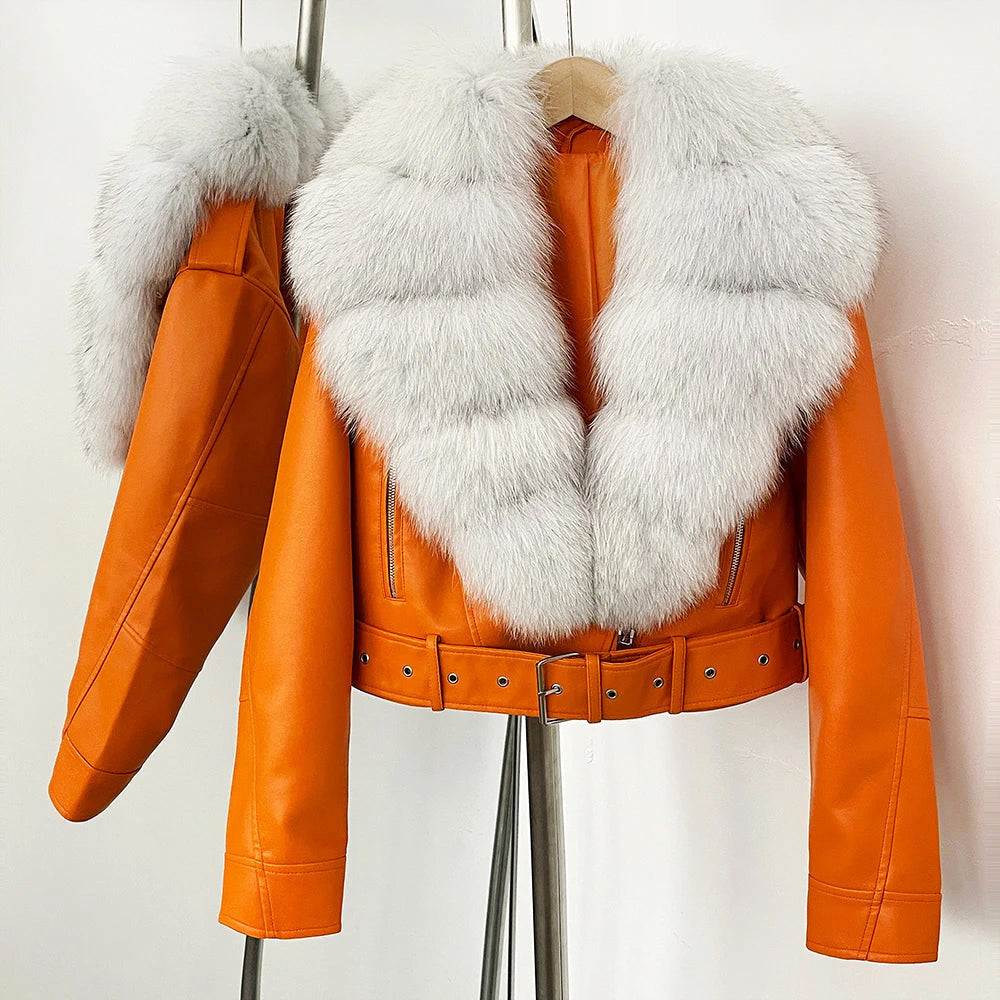 Greta Mancini Fur Collar Jacket