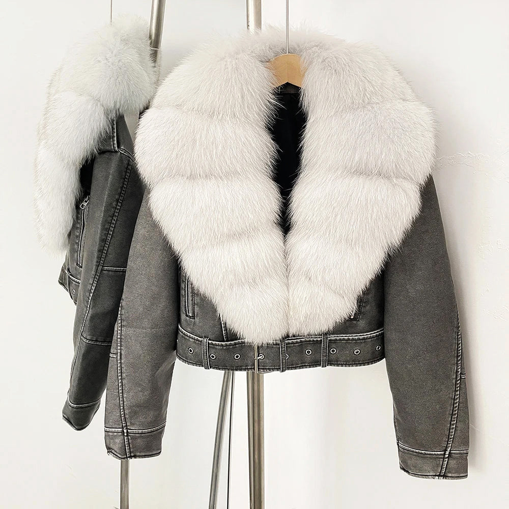 Greta Mancini Fur Collar Jacket