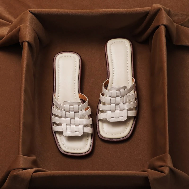 Greta Mancini Pellegrina Woven Flats