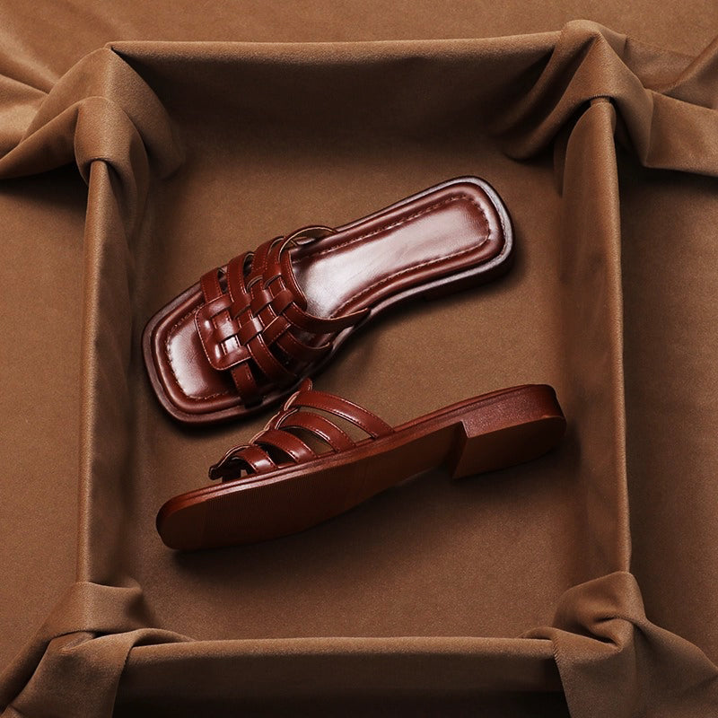 Greta Mancini Pellegrina Woven Flats