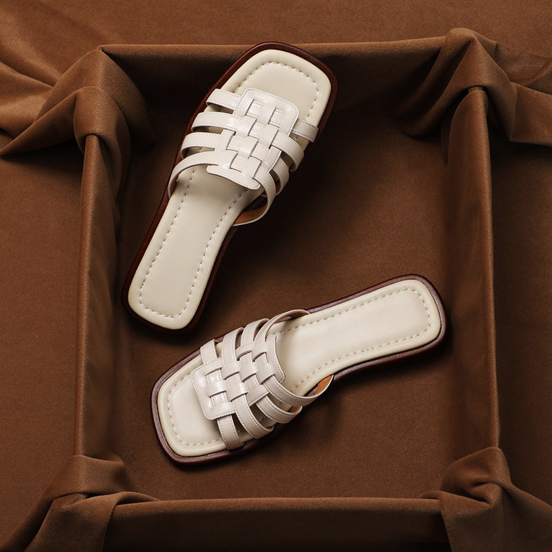 Greta Mancini Pellegrina Woven Flats
