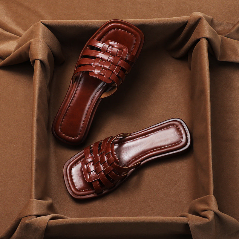Greta Mancini Pellegrina Woven Flats