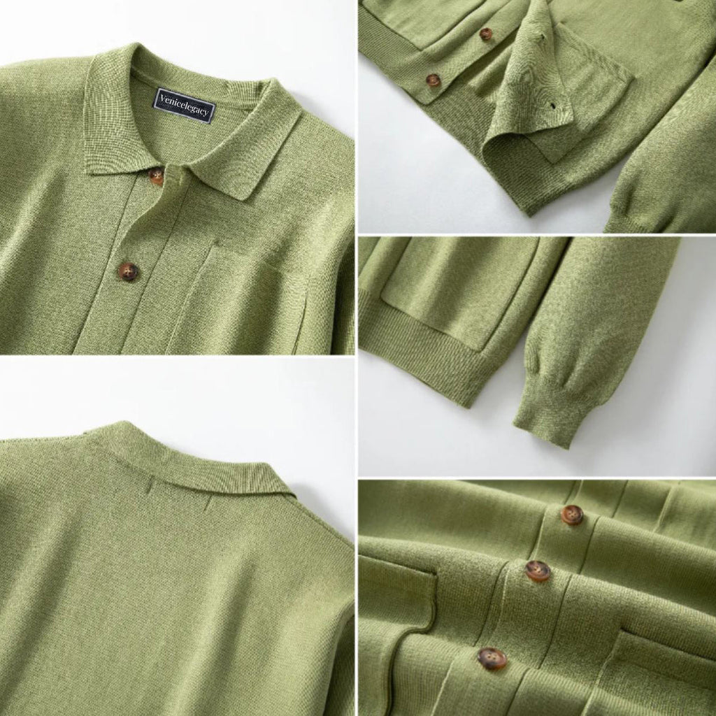 L'Oasi di Salvia Cardigan by Leonardo Romano