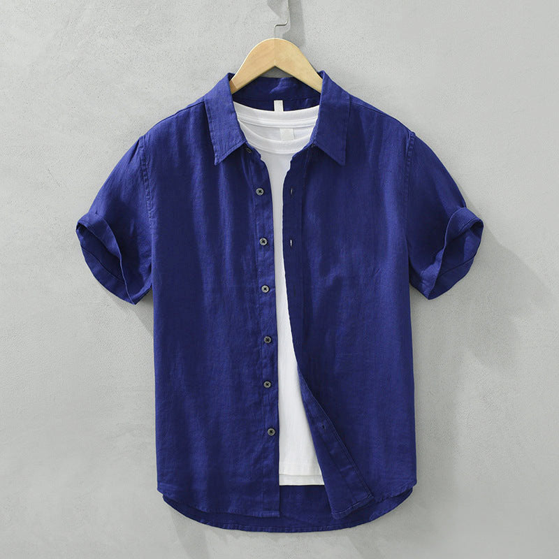 Leonardo Romano Linen Short Sleeve Shirt