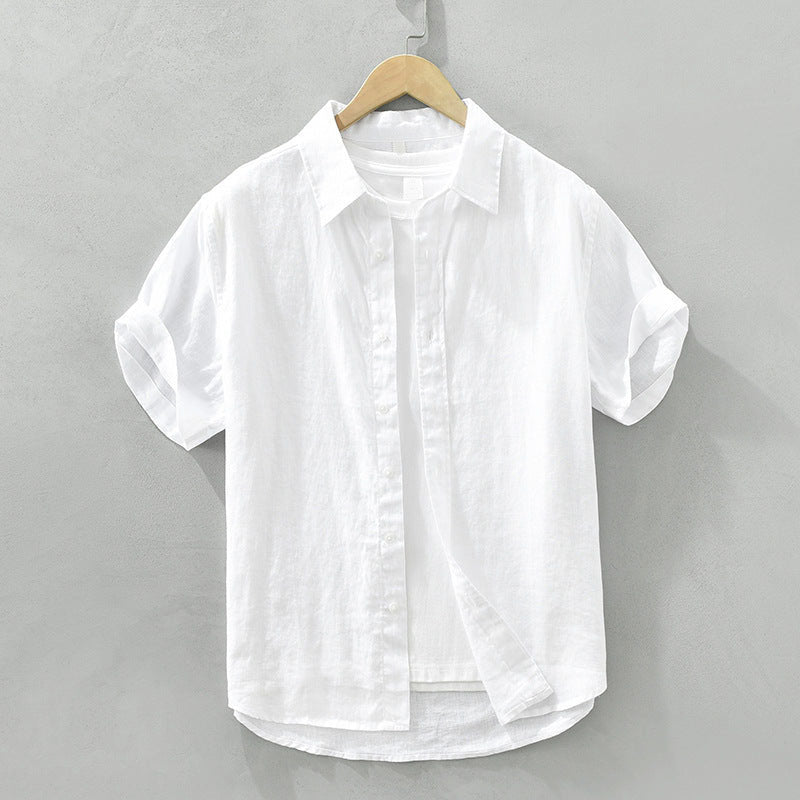Leonardo Romano Linen Short Sleeve Shirt