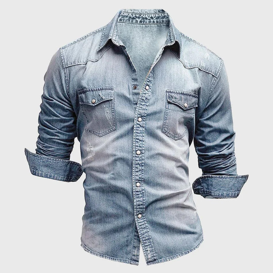 Leonardo Romano Miami Denim Shirt