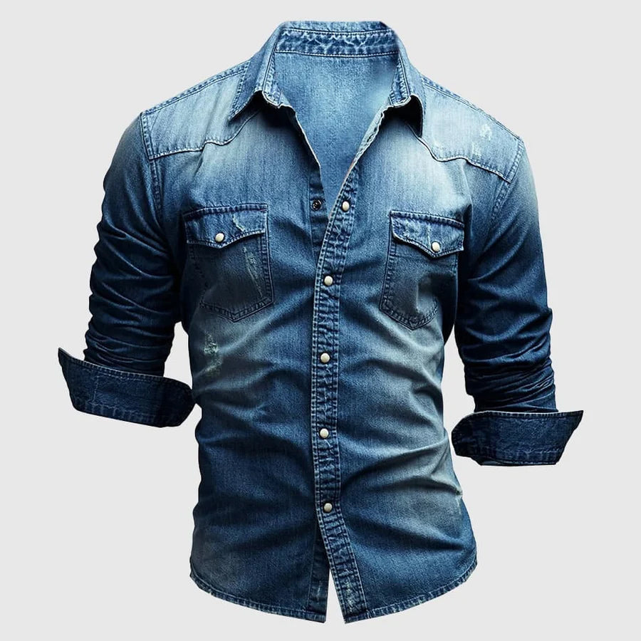Leonardo Romano Miami Denim Shirt