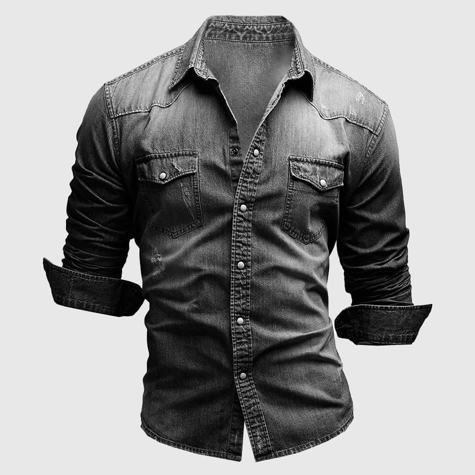 Leonardo Romano Miami Denim Shirt