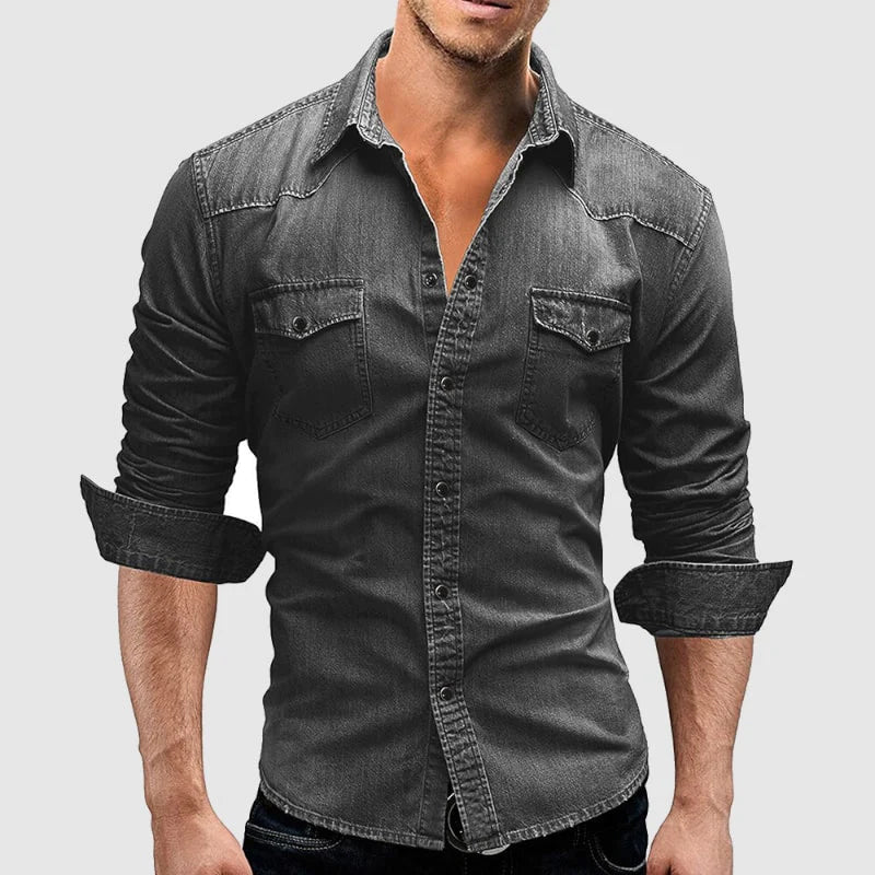 Leonardo Romano Miami Denim Shirt