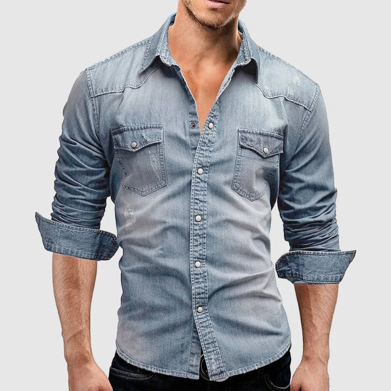 Leonardo Romano Miami Denim Shirt