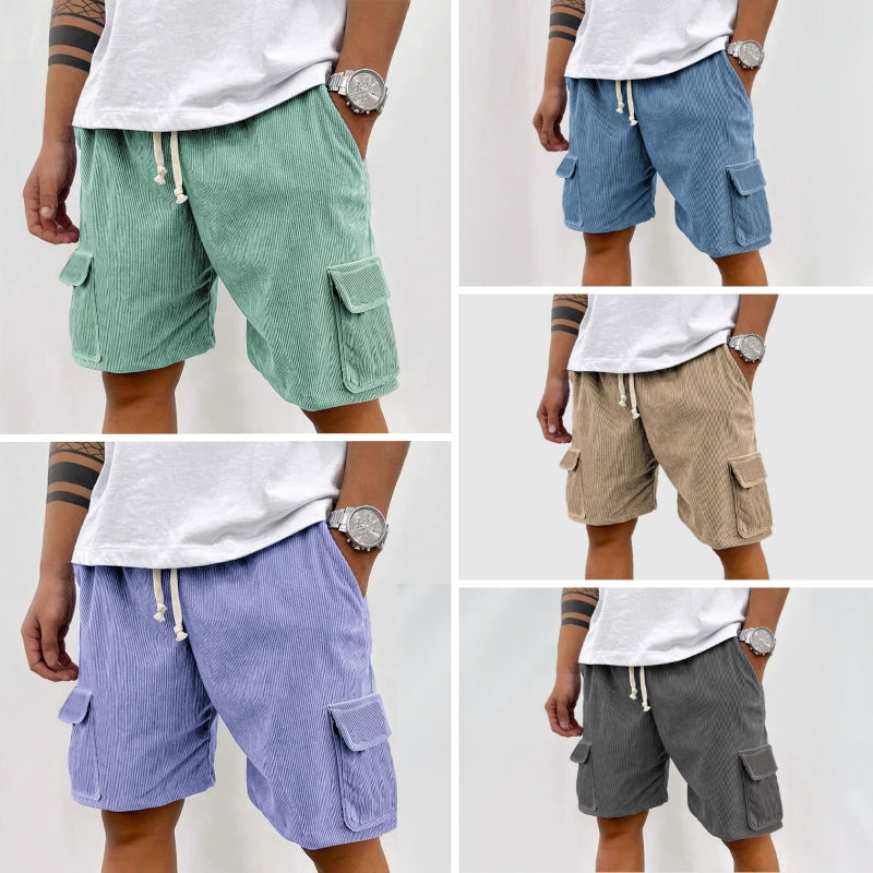 Leonardo Romano Viterbo Corduroy Shorts