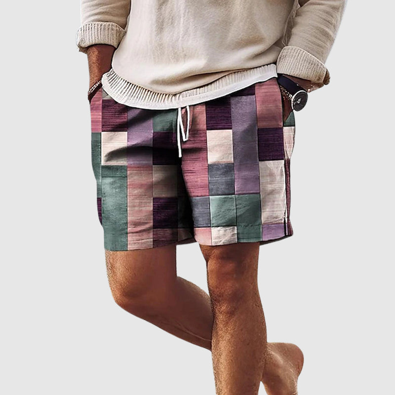 Matteo Riva Capri Mosaic Swim Shorts