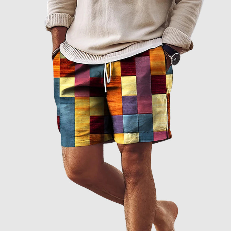 Matteo Riva Capri Mosaic Swim Shorts