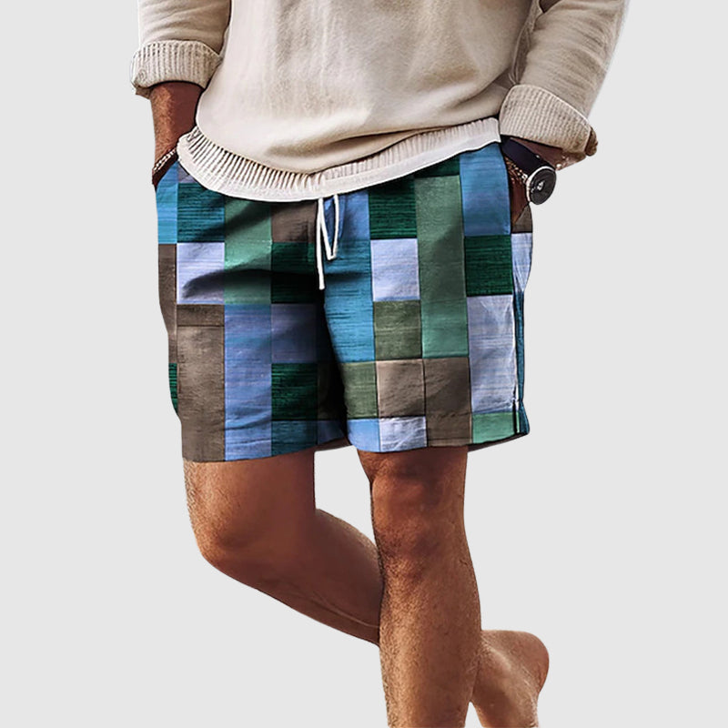Matteo Riva Capri Mosaic Swim Shorts