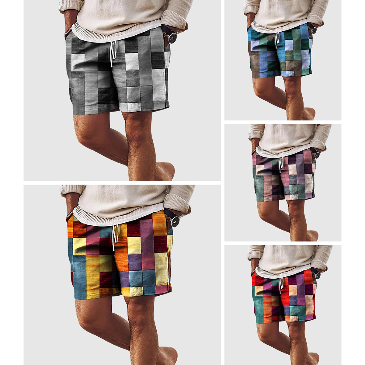 Matteo Riva Capri Mosaic Swim Shorts
