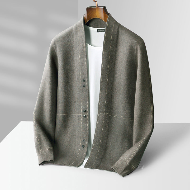 Matteo Riva Wool Weaver Cardigan
