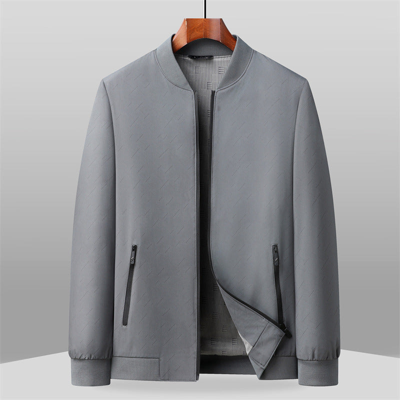 Steel Aura Bomber Jacket by Leonardo Romano